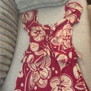 Moschino Beautiful Pink 2 piece , Dress & slip Size Medium 8/10❤️